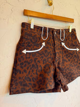 Load image into Gallery viewer, The Animal Print Denim Shorts
