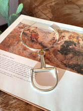 Load image into Gallery viewer, The Mason Large Equestrian Bit Necklace {GOLD + SILVER}
