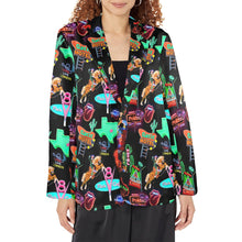 Load image into Gallery viewer, Vegas Neon Women&#39;s Western Blazer
