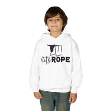 Load image into Gallery viewer, Let's Rope Youth Western Hoodie | Kids Rodeo Cowboy Sweatshirt
