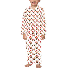 Load image into Gallery viewer, Highland Christmas Cow Boy&#39;s Western Pajama Set
