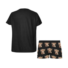 Load image into Gallery viewer, Highland Calf Women&#39;s Western Top and Short Pajama Set
