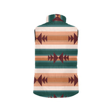 Load image into Gallery viewer, Cocoa Aztec Men&#39;s Puffy Vest
