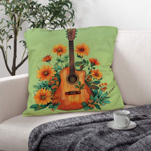 Load image into Gallery viewer, Retro Guitar Pillow Case Made in America
