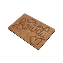 Load image into Gallery viewer, Howdy Western Floor Mat 24" x 16" Made in America
