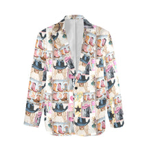 Load image into Gallery viewer, Danilo Painted Cowgirl Collage Western Blazer

