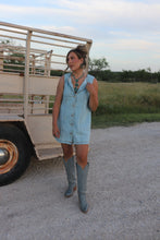 Load image into Gallery viewer, The Dobbs Denim Dress in Light Wash
