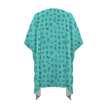 Load image into Gallery viewer, Turquoise Brands Duster Kimono Coverup

