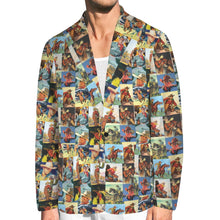Load image into Gallery viewer, Cowboy Collage Men&#39;s Western Blazer

