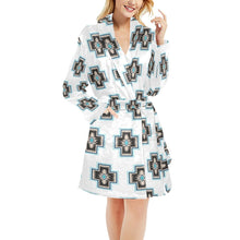 Load image into Gallery viewer, Southwestern Cross Women&#39;s Western Bath Robe
