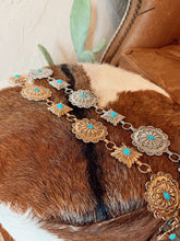 Load image into Gallery viewer, The Stevie Concho Belt in Gold
