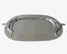 Load image into Gallery viewer, The Silver Bull Oval Platter
