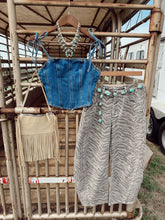 Load image into Gallery viewer, The Dumas Denim Corset Top

