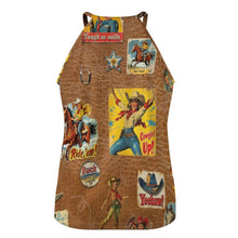 Load image into Gallery viewer, Vintage Cowgirl Collage Western Tank Top
