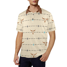 Load image into Gallery viewer, Baha Ranch Barbwire Aztec Polo Shirt
