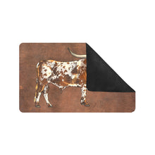 Load image into Gallery viewer, Longhorn Western Floor Mat 30" x 18" Made in America
