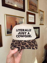 Load image into Gallery viewer, The Just a Cowgirl Baseball Cap in Black
