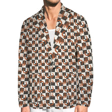 Load image into Gallery viewer, Checkered Rodeo Men&#39;s Western Blazer
