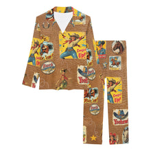 Load image into Gallery viewer, Vintage Cowgirl Collage Pajama Set
