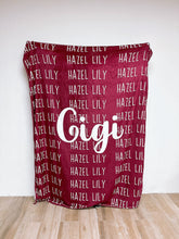 Load image into Gallery viewer, Repeating Name/Pattern Blanket - Week of 7.7
