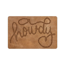 Load image into Gallery viewer, Howdy Western Floor Mat 24" x 16" Made in America
