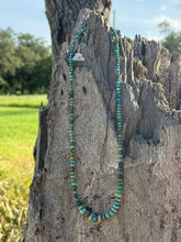 Load image into Gallery viewer, Wild Prairie Kingman Turquoise Beaded Necklace
