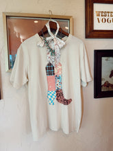 Load image into Gallery viewer, The Quilted Print Cowboy Boot T-Shirt
