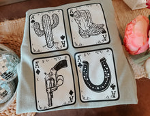 Load image into Gallery viewer, Limited Edition - Four of a Kind - Graphic Top - Small Left
