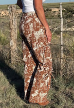 Load image into Gallery viewer, The Ranch Roundup Western Print Cargo Jeans
