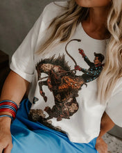 Load image into Gallery viewer, The Rhinestone Bronc T-Shirt
