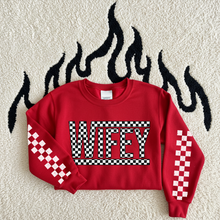 Load image into Gallery viewer, Mama/Wifey checkered w/sleeve or without Red - Multiple Styles/Design
