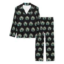 Load image into Gallery viewer, Turquoise Naja Women's Western Long Pajama Set
