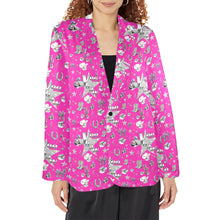 Load image into Gallery viewer, Baha Ranch Hot Pink YEEHAW Rhinestone Cowgirl Blazer
