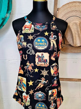 Load image into Gallery viewer, Baha Ranch Vintage Cowboy Collage Western Tank Top
