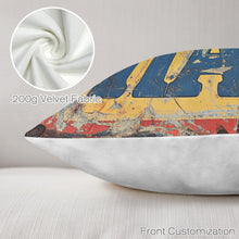 Load image into Gallery viewer, Baha Ranch YEEHAW Vintage Western Velvety Soft Pillow Case Made in America
