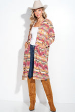 Load image into Gallery viewer, Aztec Hooded Cardigan Made in America
