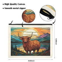 Load image into Gallery viewer, Stained GlasHighland Cosmetic Bag Pack of 5 Made in America
