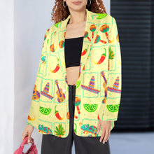 Load image into Gallery viewer, Colores De Mexico Festival Blazer Women's Blazer
