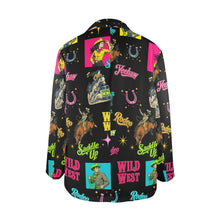 Load image into Gallery viewer, Baha Ranch The Last Roundup Western Blazer in Black
