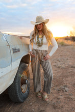 Load image into Gallery viewer, The Striped Denim Pants
