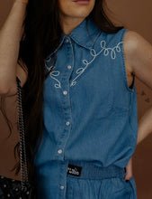 Load image into Gallery viewer, The Dallas Days Denim Top
