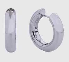 Load image into Gallery viewer, The Chunky Hoop Earrings {GOLD + SILVER}
