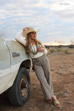 Load image into Gallery viewer, The Striped Denim Pants
