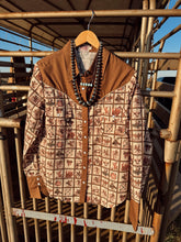 Load image into Gallery viewer, The Western Squares Pearl Snap Top
