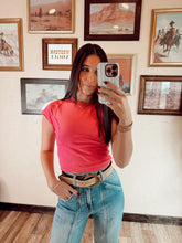 Load image into Gallery viewer, The Finley Top in Hot Pink
