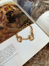 Load image into Gallery viewer, The Horse Bit Chain Bracelet in Gold
