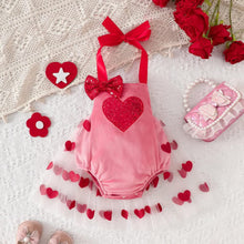 Load image into Gallery viewer, Kids Valentines Day Velvet Jumpsuit - Please read description
