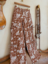 Load image into Gallery viewer, The Ranch Roundup Western Print Cargo Jeans
