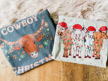 Load image into Gallery viewer, Cowboy Christmas - Graphic Top
