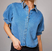 Load image into Gallery viewer, The Daylen Denim Top
